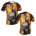 thumbnail image 6 of Unisex Adult Roman Wres-Tler Reign Graphic Tee Shirts Funny Cartoon 3D Print Short Sleeve T Shirts for Mens Womens, 6 of 8