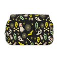 thumbnail image 2 of Kdxio cartoon Skull spider web for Double Compartment Pen Case Oxford Organizer with Zipper Pockets for Students Artists, 2 of 7