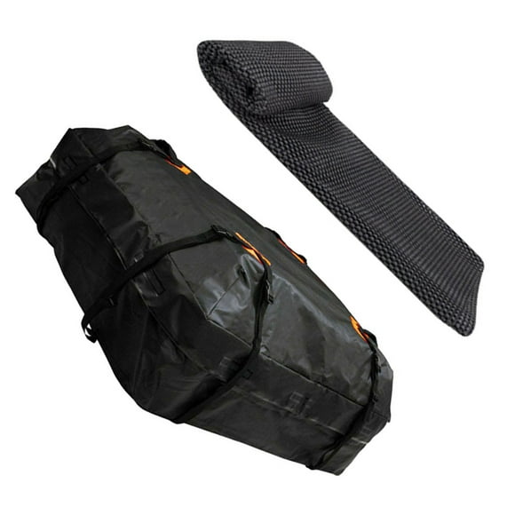 Speravity Bolsa de techo para coche de tela Oxford, portátil, 425L, gran capacidad, antideslizante, a prueba de sol, portaequipajes de carga con Automoción decorativa y accesorios Speravity VI017581-00B