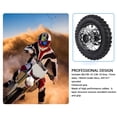 thumbnail image 4 of 80/100-10 Rear Wheel Rim Tire, 12mm Axle Premium Rubber 10 Inch Rear Wheel Rim Tire Assembly  for Mini Motorcycle Wheels, 4 of 7