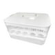 thumbnail image 1 of Cajón para guardar huevos frescos, soporte para huevos para refrigerador, temporizador de frescura, refrigerador 2 capas y blanco, 1 of 9