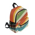 thumbnail image 2 of FORMRS School Backpack with Front Zippered Pocket 12" Student Travel Daypack, Colorful Plane, 2 of 6