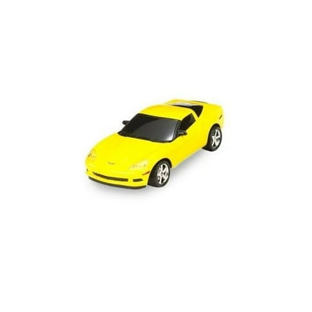 1:16 Scale Tyco Radio-Controlled Yellow Corvette, 49 MHZ