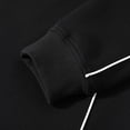 thumbnail image 6 of Kakii Men's Sporty Collared Shirt with Striped Sleeves, Long Sleeve Button Down Top, Classic Casual Polo Style Shirt, 6 of 9