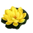 thumbnail image 1 of Yuarrent Flores artificiales de agua TureClos, flores de PE de tacto Real, flores decorativas de simulación para el hogar y la boda Decoración amarillo, 1 of 6