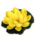 thumbnail image 1 of Yuarrent Flores artificiales de agua TureClos, flores de PE de tacto Real, flores decorativas de simulación para el hogar y la boda Decoración amarillo, 1 of 6