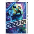 thumbnail image 3 of Minecraft - Struck Wall Poster with Pushpins, 14.725" x 22.375", 3 of 6