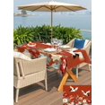 thumbnail image 5 of Outdoor Tablecloth with Umbrella Hole for Patio/Picnic/Party/Camping, Country Flowers Waterproof Table Cloth Rectangle Table Cover Washable, Red Japanese Peony Floral White Bird (54"x 80"), 5 of 8