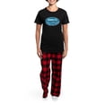 thumbnail image 4 of CafePress - Adirondacks New York Outdoors Pajamas - Women's Short Sleeve Print T-Shirt and Pants Dark Cotton Pajama Set, 4 of 7