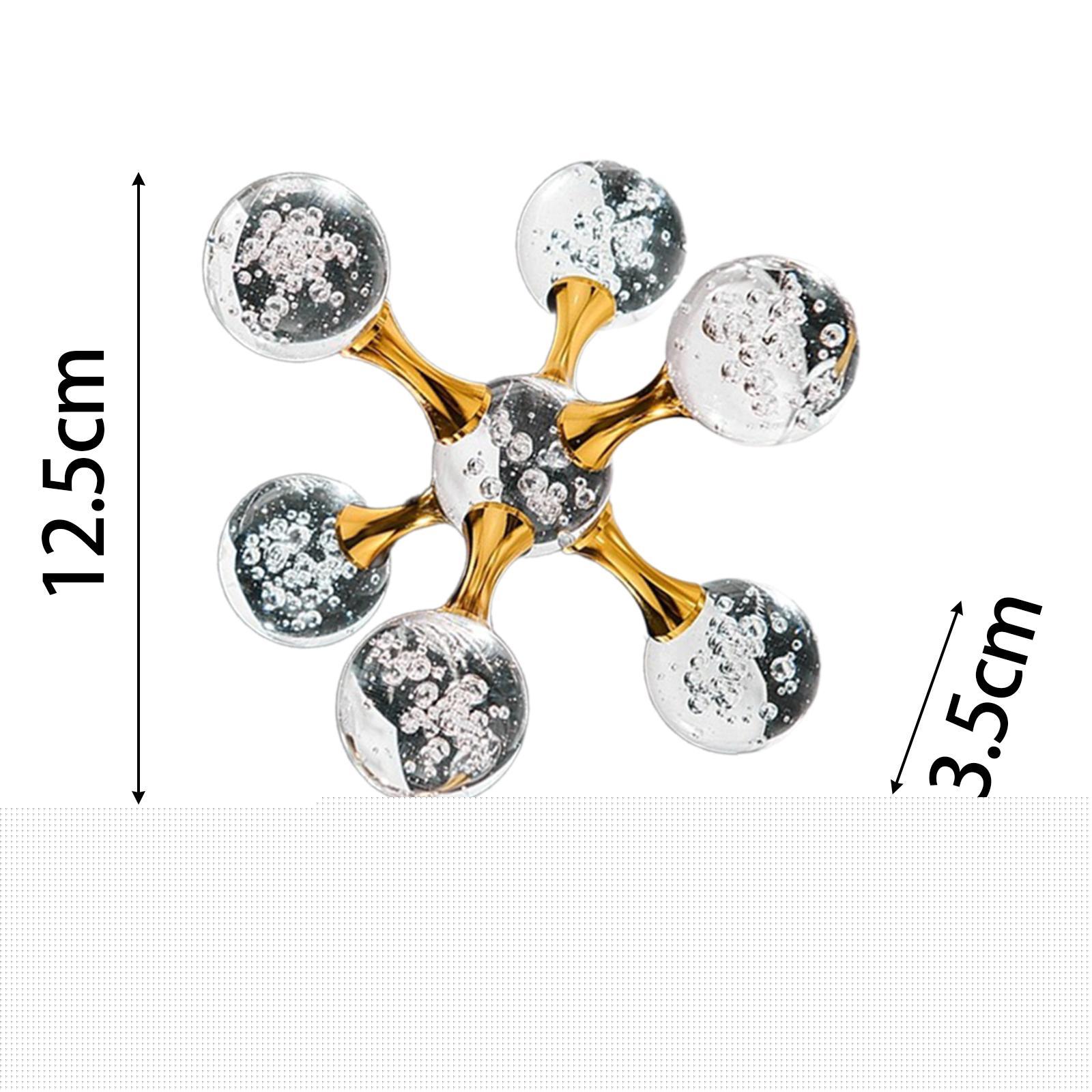 thumbnail image 3 of Figura decorativa de escritorio con forma de esfera, soporte para botellas de vidrio y hierro, diseño artístico, solución de almacenamiento ideal para, 3 of 8
