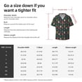 thumbnail image 5 of Goofa Christmas Trees And Houses Printed Men's Casual Short-sleeved Shirt,Lightweight Breathable Button-down,Summer Casual men's top,Versatile Fashion shirt-3X-Large, 5 of 7