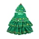 thumbnail image 1 of Sombrero y vestido de árbol de Navidad Disfraces de espectáculo de dibujos animados para niños Disfraz de actuación de Halloween para niños y niñas Tamaño 150 CM (Verde), 1 of 5