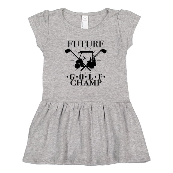 Inktastic Future Golf Champ Childs Golfing Girls Toddler Dress
