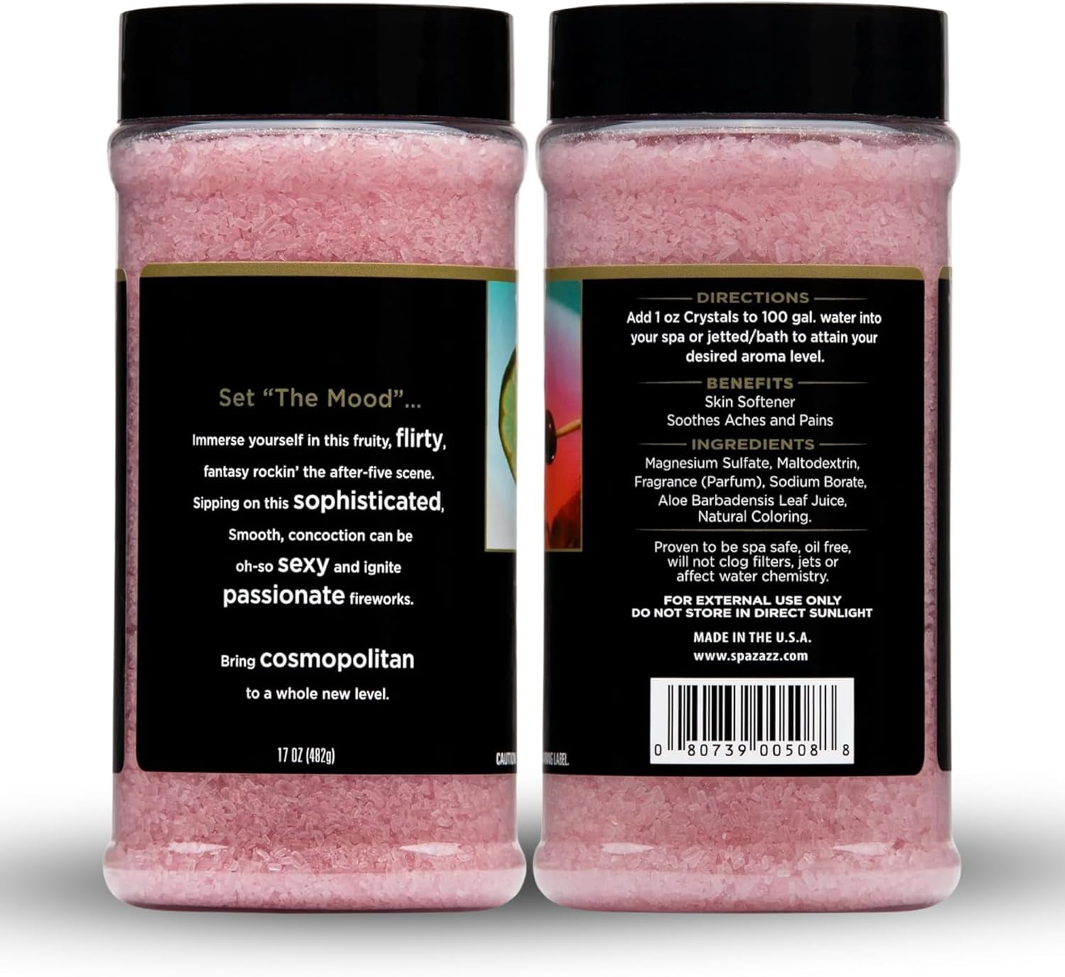 Spazazz Aromatherapy Spa and Bath Crystals - Cosmo 17oz (2 Pack)