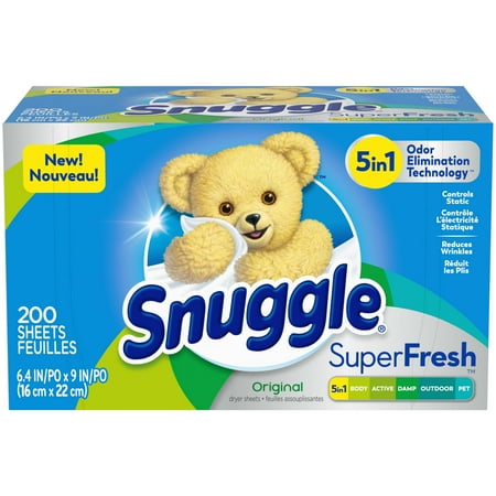 UPC 072613468973 product image for Snuggle Plus SuperFresh Original Fabric Softener Dryer Sheets 200 CT | upcitemdb.com