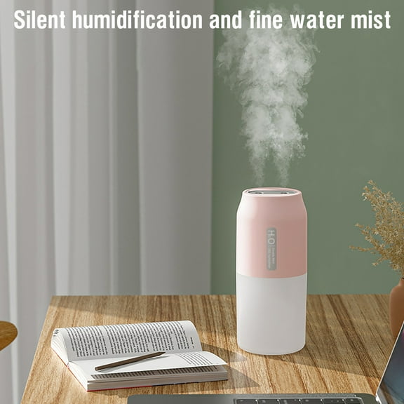 AZXY Cool Mist Humidifiers for Home,Small Humidifier for Plants,Evaporative Humidifiers for Large Room Home Quiet,Usb Wireless Portable Aromatherapy Diffuser for Bedroom Car Under $20