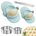 thumbnail image 1 of 5Pcs Dumpling Maker  Empanadas Press Mold Set With Ring Cutter and Stuffing Spoon Dumpling Maker Set Professional Kitchen Gadget for Empanada  Pierogi  Pastelitos  Calzone, 1 of 10