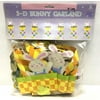 Easter Holiday Party Decoration 3D Bunny Garland