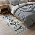 thumbnail image 3 of Kitchen Runner Rugs, Laundry Room Abstract Leaf 2'x4' Throw Rug with Tassels, Sketch Leaves Art Washable Soft Floor Carpet Runner for Hallway Bedroom Bathroom Laundry Room, 3 of 9