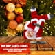 thumbnail image 1 of Muñeca eléctrica de Papá Noel juguete de peluche electrónico de baile Wdftyju música giratoria HipHop invertido vacaciones de Navidad, 1 of 9