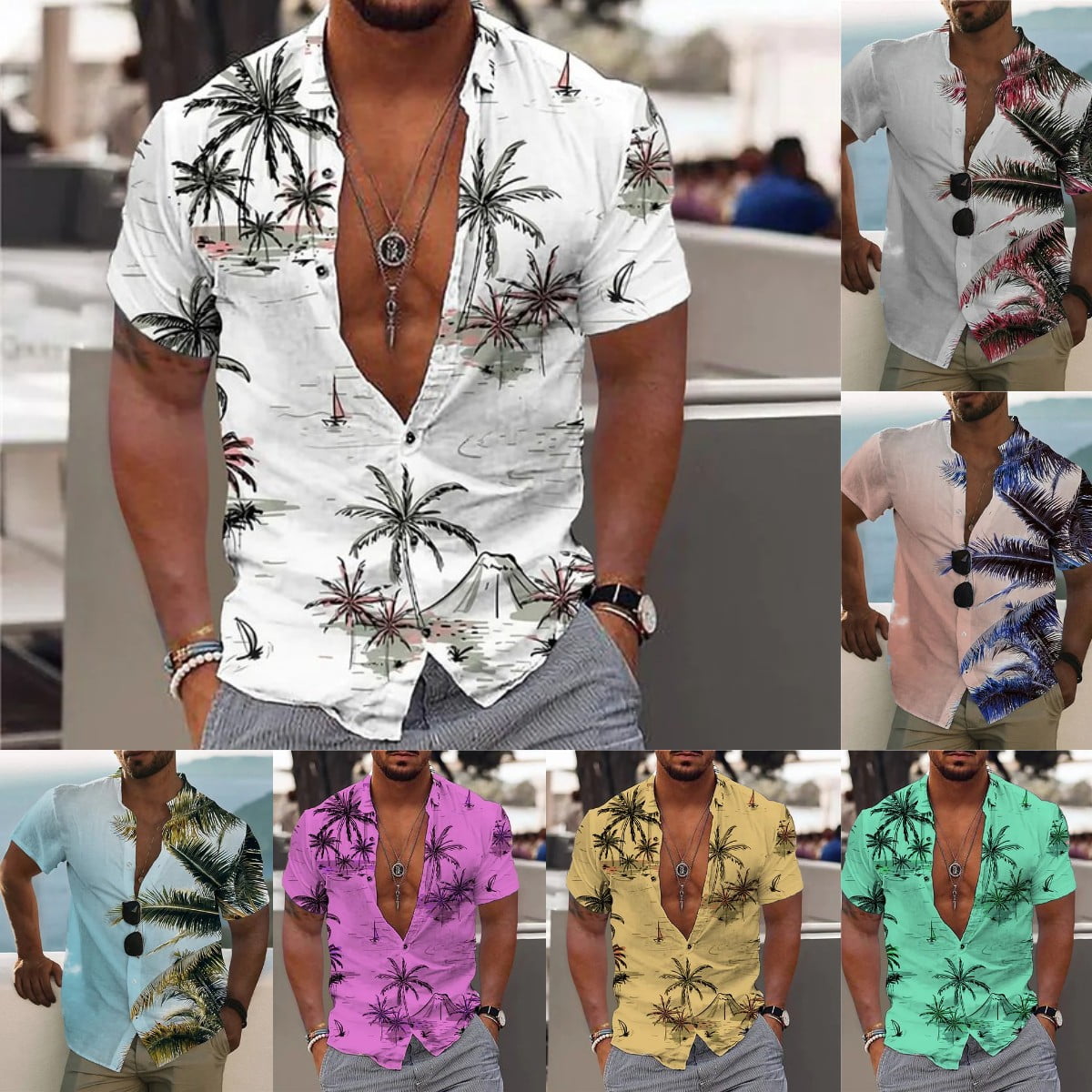 Chemise hawaienne grande taille homme hotsell