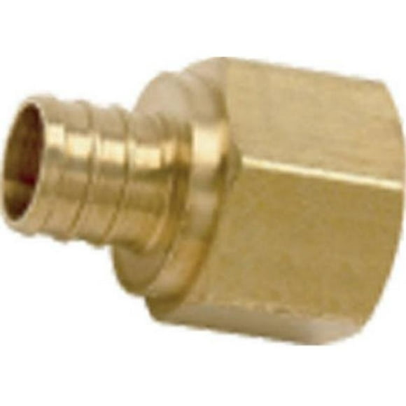 Shark Bite UC088LFA5 0.75 x 0.75 in. FNPT Brass Threaded Female Adapter, Pack of 5