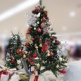 thumbnail image 4 of 6pcs Christmas Picks 16in Artificial Xmas Tree Sprays Bay Glitter Leaves Decor Plastic Christmas Leaves Decoration Wired Twig Stem Fake Bunch for DIY Garland Wreath Ornament, 4 of 10
