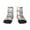 1 Black, variant on Koi Fish Pattern Quarter Crew Socks,Toe Seamed Ankle Socks,Cotton Cushioned Breathable Athletic Crew Sports Socks