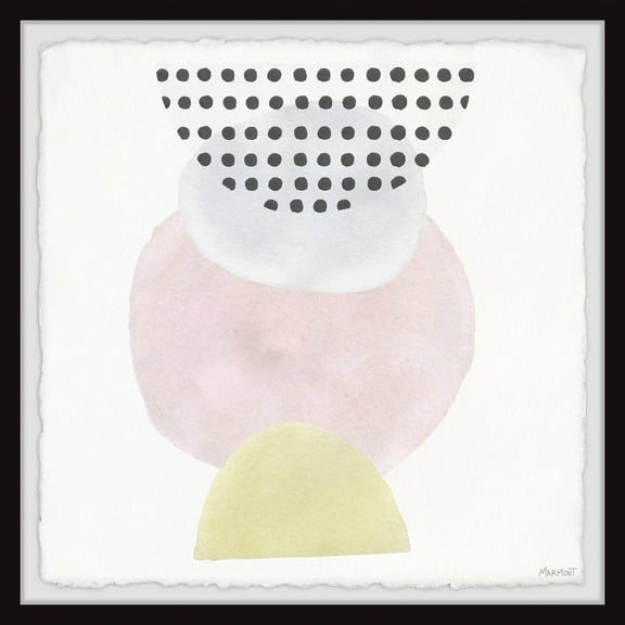 Marmont Hill Chef and Shapes Framed Wall Art, 12" x 12"