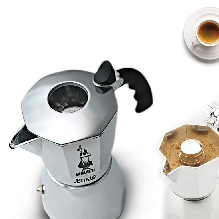 Bialetti 6188 Brikka Elite Espresso Maker, Silver 