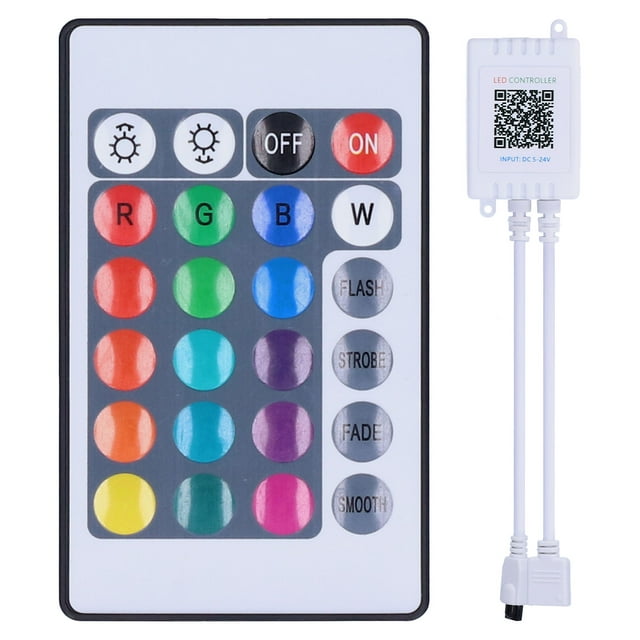 Tbest LED Light Controller APP Control RGB Lights Controller with Remote Control,LED Strip Lights Controller,LED Controller with Remote Control