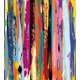 thumbnail image 2 of Juego de Funda Nórdica, Obra de Arte Expresionista Multicolor Vibrante Diseño Arco Iris, 2 of 6