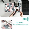 thumbnail image 3 of Coffee Mat Coffee Bar Mat 12"x19" Hide Stain Absorbent Rubber Backed Quick Drying Mat Fit Under Coffee Maker Espresso Machine Kitchen Counter, Cute Cartoon Cat, 3 of 6