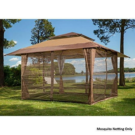 10' x 10' mosquito netting panels for gazebo