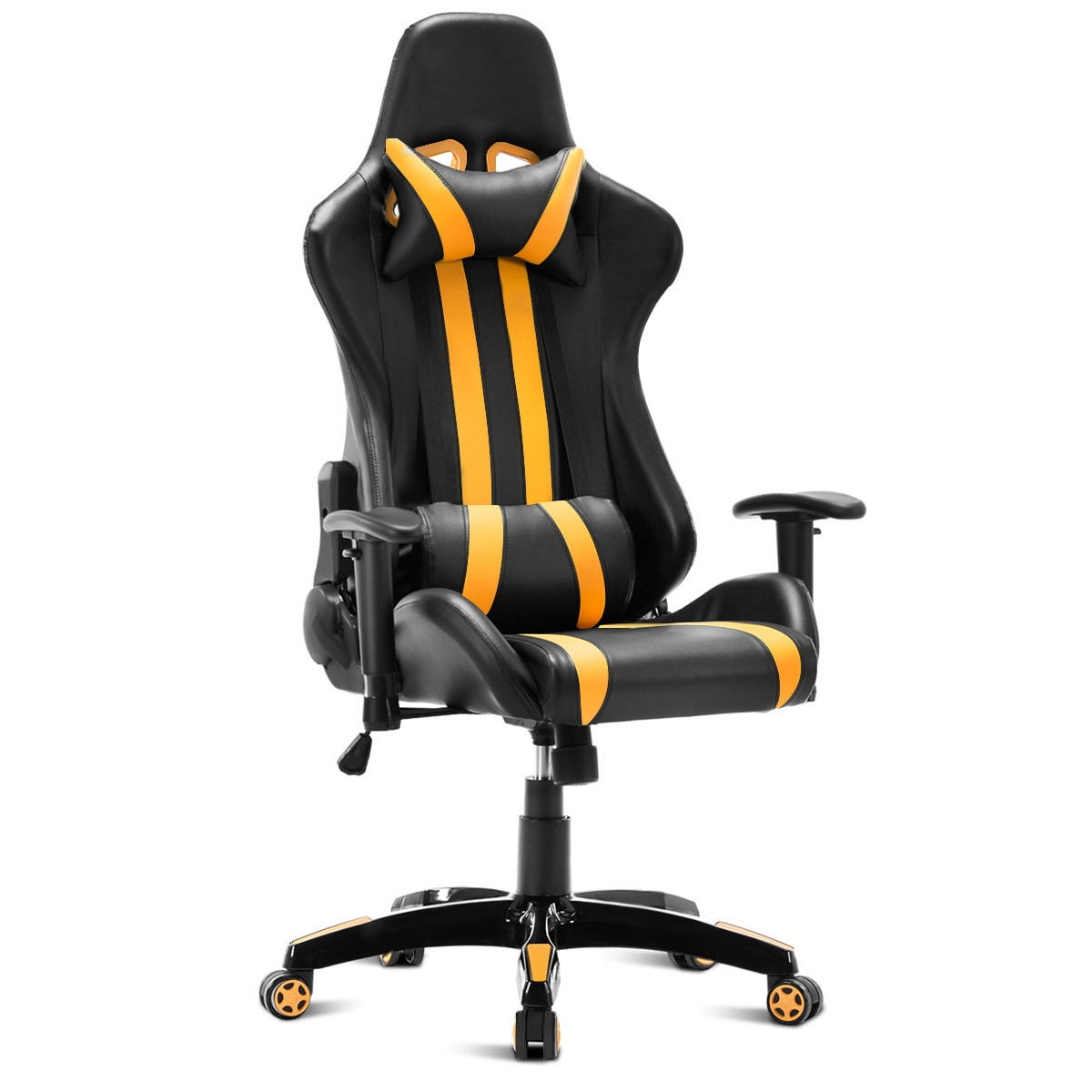 Costway Executive Racing Style High Back Reclining Chair ...