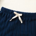 thumbnail image 7 of newwalpole Baby Boy Clothes Toddler Boys Summer Outfits Short Sleeve Pockets Patchwork T-Shirts Elastic Waist Shorts Set 12M-5T Navy for Size 4-5 Years, 7 of 7