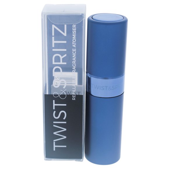 Twist and Spritz Atomiseur - Bleu par Twist and Spritz pour Femmes - Vaporisateur Rechargeable 8 ml (Vide)