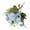 503_Blue, variant on Fake Flower Bouquet Home Decor Artificial Flowers Artificialsilk Bouquet Faux Flowers Arrangement For Wedding Table Centerpieces, Fern Leaves For Party Wedding Home Decor,Purple Household Imitation