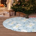 thumbnail image 6 of Sikiie Cute Cat 30-48 inches {designName} Print Christmas Tree Skirt Snowman Xmas Tree Skirt with Edge Christmas Decorations for Holiday Party36", 6 of 7