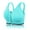 Green, variant on Front Zipper Sports Bras for Women Wireless Raceback Yoga Bras Post-Surgery Bra Workout Gym Tank Tops Vest