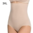 thumbnail image 1 of Bragas de mujer Calzoncillos sin costuras de cintura alta Braguita moldeadora de control de abdomen, Beige, 3XL sidaley AP002528-09, 1 of 6