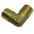 thumbnail image 3 of Espesar 90 degree rosca macho doble latón adaptador acoplador conector montaje 1/2" DN15xDN15 (Espesar) Cola Adaptador de rosca macho de codo, 3 of 8