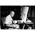 thumbnail image 2 of Dwight D. Eisenhower Painting At Getty'S Home. 1949. History (36 x 24), 2 of 2