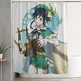 thumbnail image 3 of Genshin Impact Shower Curtain Waterproof Fabric Cloth Shower Curtains Washable Bathroom Decoration Bath Curtains Iron, 3 of 9