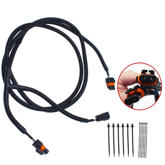 LABLT Fog Light Wiring Harness 56045501AC Fit for 2002-2008 Dodge Ram 1500 2500 3500