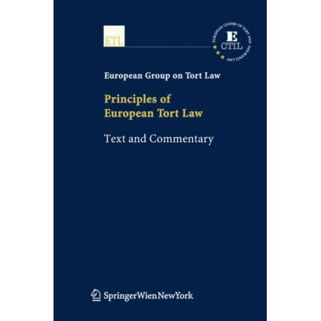 Isbn 9783211230848 Principles Of European Tort Law Text
