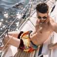 thumbnail image 2 of luoweisi Men's Beach Shorts Quick Dry Swim Trunks with Mesh Lining Shell L, 2 of 5