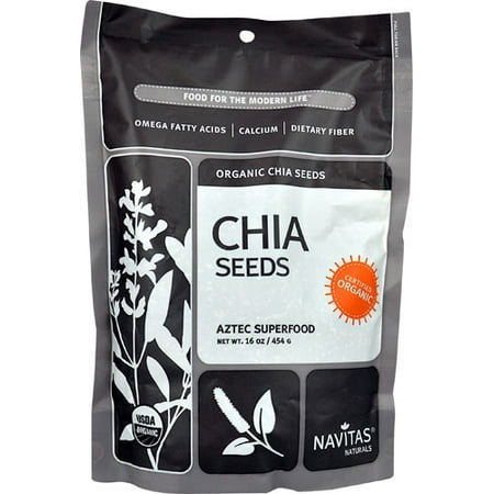 Navitas Naturals Organic Raw Chia Seeds, 1 Pound