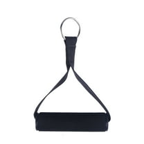 MLINS 1 Pair Training Adjustable Elastic Exercise Strength Stirrup Handle Fitness Grip Handle with Ring Cable (Hanging Ring Random Style)