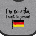 thumbnail image 4 of Inktastic So Cute German Boys or Girls Baby Bib, 4 of 4